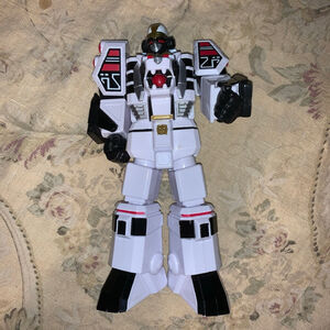 Kids Hasbro Power Rangers Robot action figure Toy White/Black